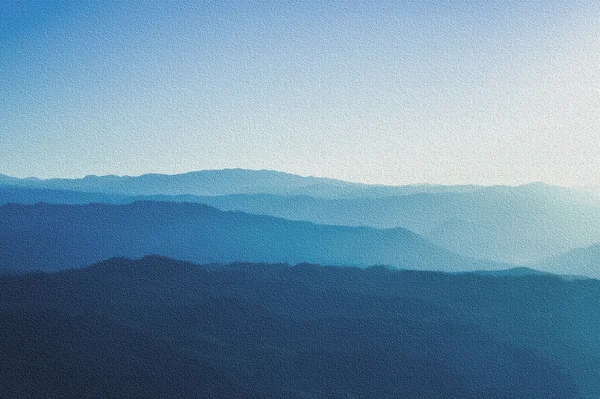 Blue mountains Duvar doku güneş ışığı ile