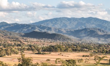 Drought land and mountain