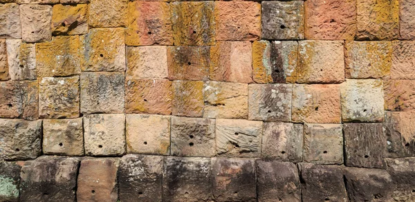 Antik büyük tuğla duvar — Stok fotoğraf