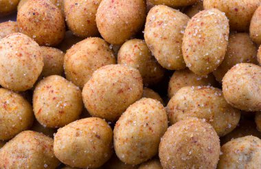 Kızarmış yerfıstığının arka planı