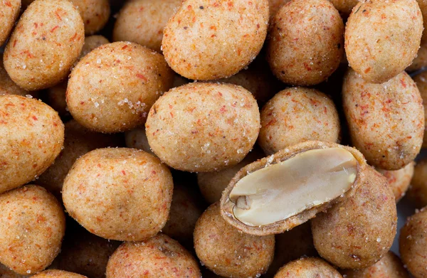 Hintergrund der gerösteten Erdnüsse — Stockfoto