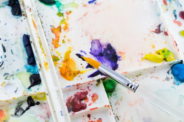 Water color paint brush Stock Image