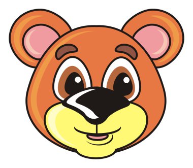 kahverengi ayı yüzü