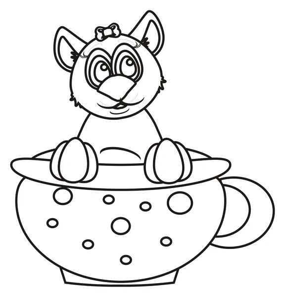 pinceau et palette clipart Coloriage — Image vectorielle izakowski