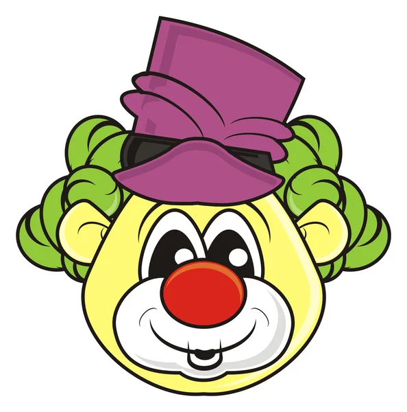 Funny Bear clown — Stock Photo, Image