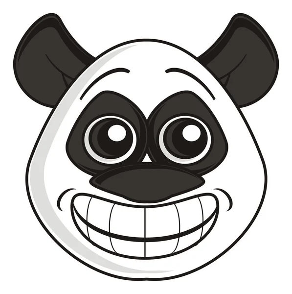 Panda focinho feliz — Fotografia de Stock