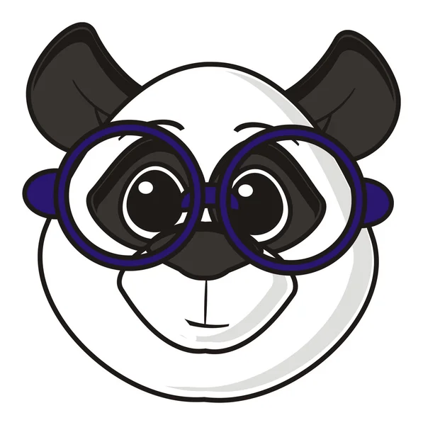 Panda em óculos — Fotografia de Stock