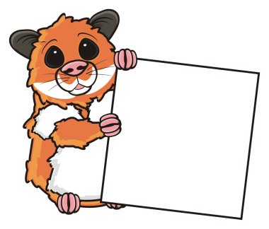 Hamster ve boş levha