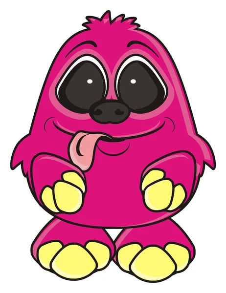 Funny pink monster — Stock Photo, Image