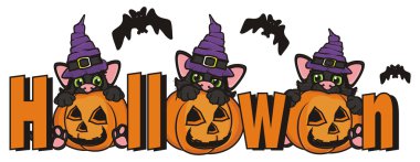 farklı Halloween karakterler