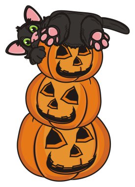 farklı Halloween karakterler