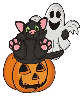 farklı Halloween karakterler