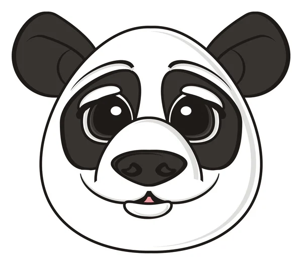 Счастливая панда лжет — стоковое фото
