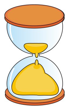 büyük antik kum saati