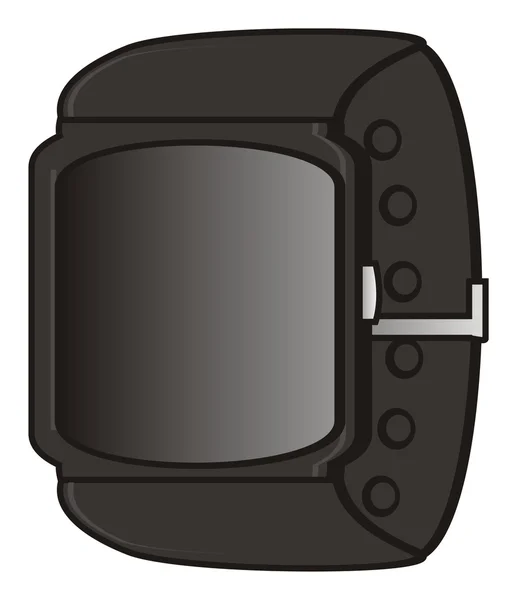 黒のスマートな腕時計 — ストック写真