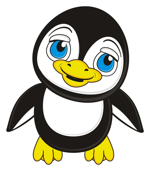 Cute penguin cartoon — Stock Vector © starlight789 #12669790