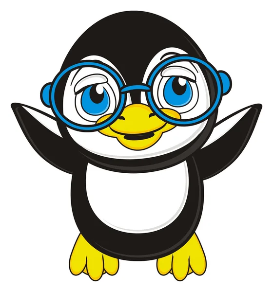 Pingvin i glas — Stockfoto