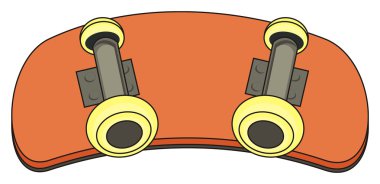 kahverengi uzun kaykay