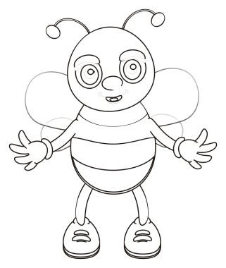 şirin ve mutlu arı