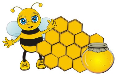 şirin ve mutlu arı