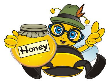 şirin ve mutlu arı