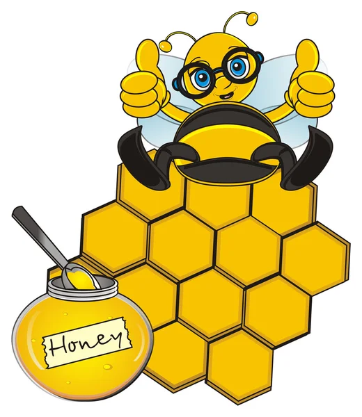 şirin ve gülümseyen arı