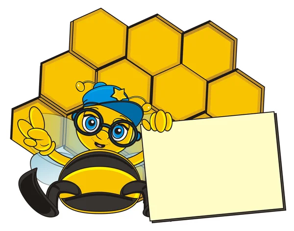 şirin ve gülümseyen arı