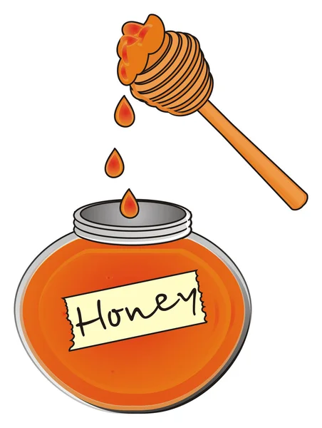 Gula testy honung — Stockfoto