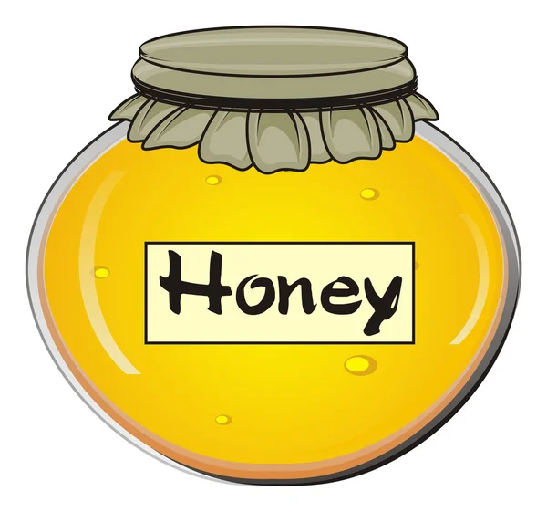 Желтый вспыльчивый мед — стоковое фото