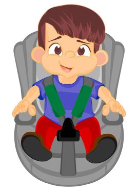 Bebek teknede. Araba tabelası.