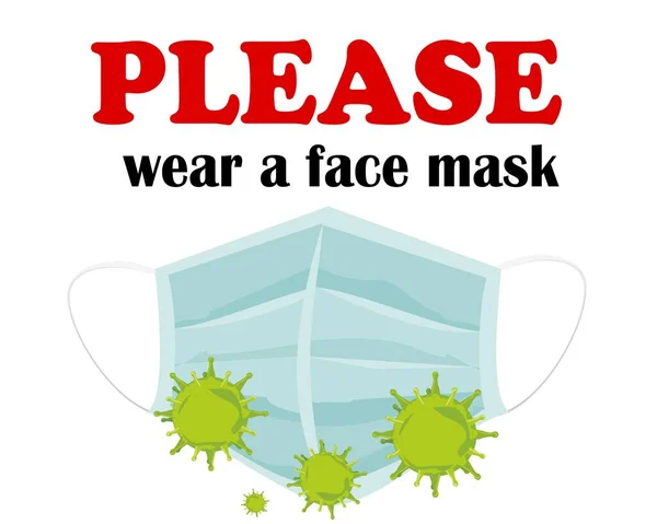 Please Use Face Mask — Stock Photo, Image