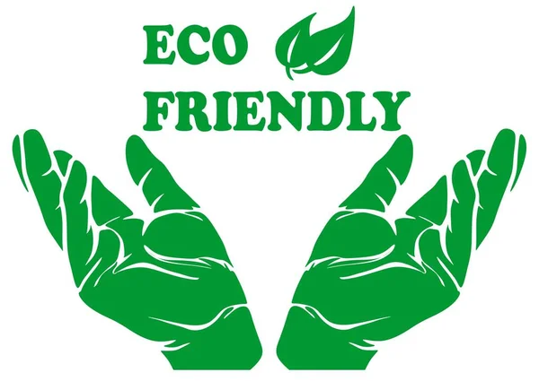 Open Hands Eco Friendly — Stock Photo, Image