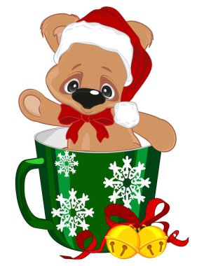 Noel ayısı ve tatil zamanı.