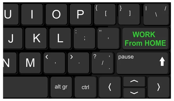 Tastatur Mit Tastenfunktion Von Hause Aus — Stockfoto
