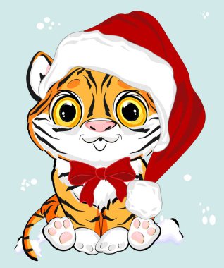 Küçük kaplanla mutlu Noeller.