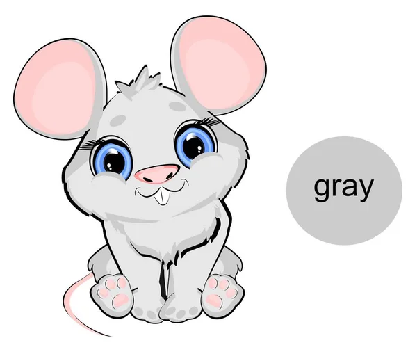 Kleine Muis Grijs Teken — Stockfoto
