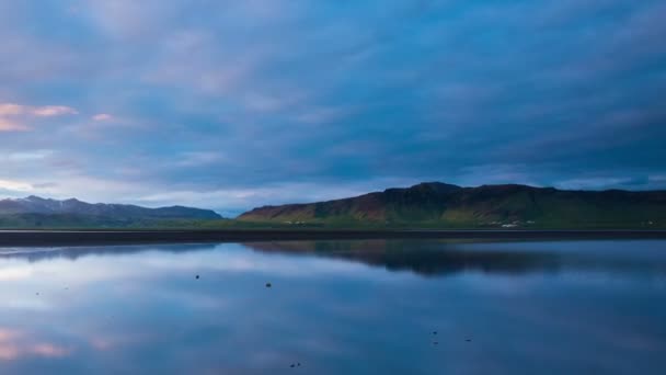 Coucher de soleil orageux Time lapse — Video