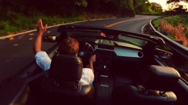 Cabrio ülke yol sürüş