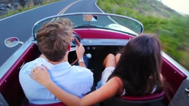 gün batımına doğru sürüş