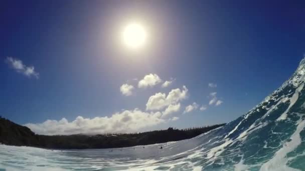 POV Surfing Sport ekstremalny zwolnionym tempie Hd Gopro — Wideo stockowe