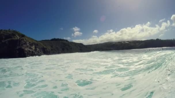 POV Surf Extreme Sport Slow Motion HD GOPRO — Vídeo de Stock