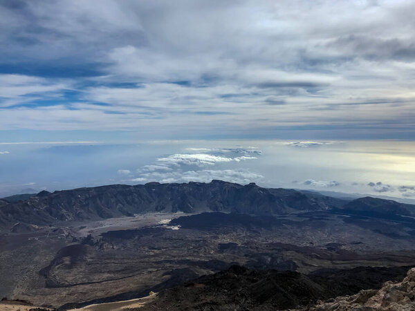 Tof of Teide volcano Tenerife, Canary Islands - Spain. High quality photo