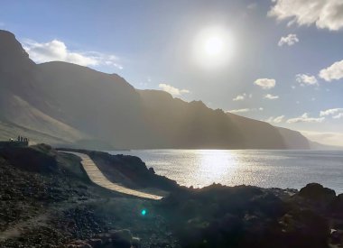 Atlantik Okyanusunda Gündoğumu Tenerife
