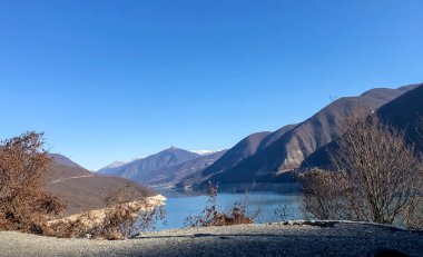 Tiflis Georgia 'nın panoramik manzarası