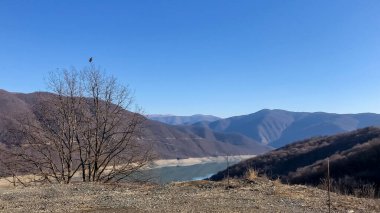 Tiflis Georgia 'nın panoramik manzarası