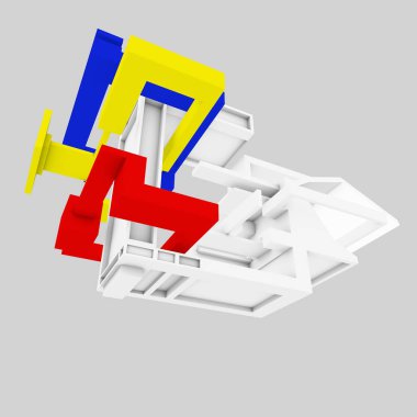 Modüler şematik 3 renk kavramı