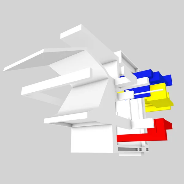 Esquema Modular Concepto Arco Colores — Foto de Stock