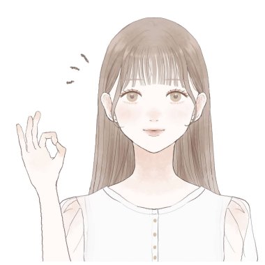 Young woman ing ok sign.She is making an ok sign with one hand.