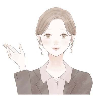 Rehberlik eden bir kadın çalışandır..