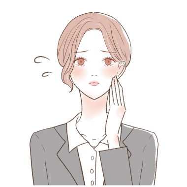 Sorunlu olan bir kadın çalışan..